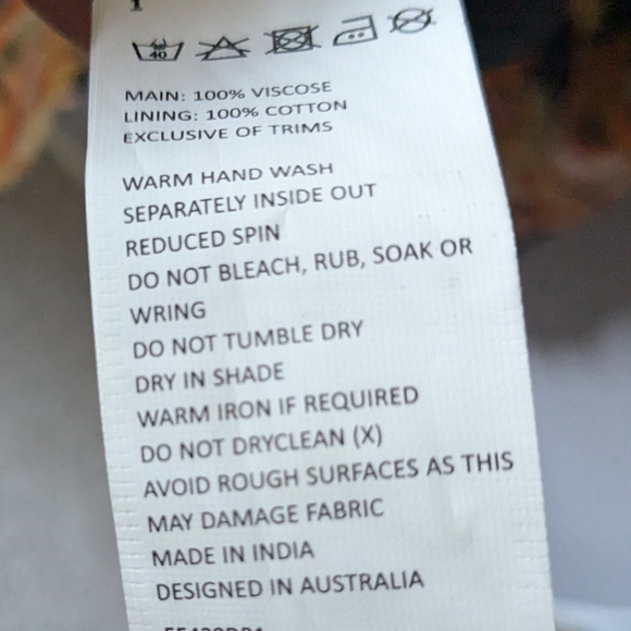 NWT Bardot Floral Ruffled Hi-Lo V-Neck Dress Black and Yellow Faux Wrap Sz 12 L - Picture 14 of 16